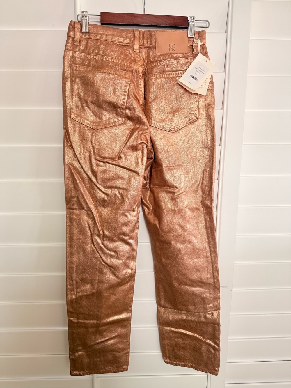 UGG Metallic Copper Ankle Jeans